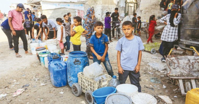 Gazze'de ölümün adı açlık ve susuzluk