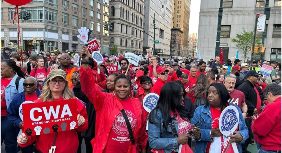 CWA: Amerika İletişim İşçileri Sendikası Filistin'in yanında durmalıdır