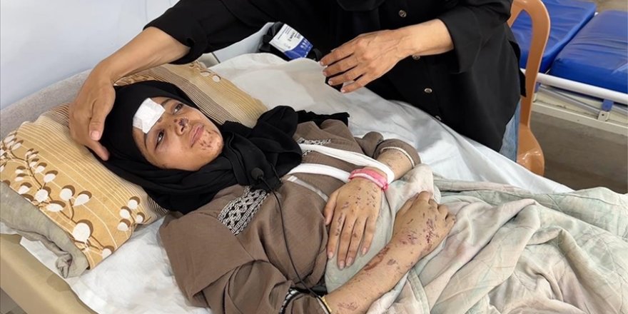 İsrail'in Gazze'ye saldırısından yaralı kurtulan Filistinli kadın: Kabusta gibiyiz, sesimizi duyan yok