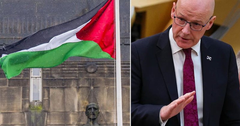 İskoçya, hükümet binalarına Filistin bayrağını göndere çekti