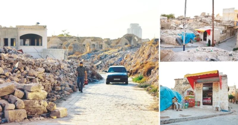 Halep'te savaşın izleri siliniyor