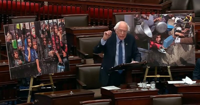 ABD'li Senatör Sanders: Gazze’de çocuk açlığı barbarlık boyutunda