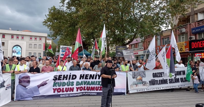 Küresel Sumud Filosu Bursa'da selamlandı