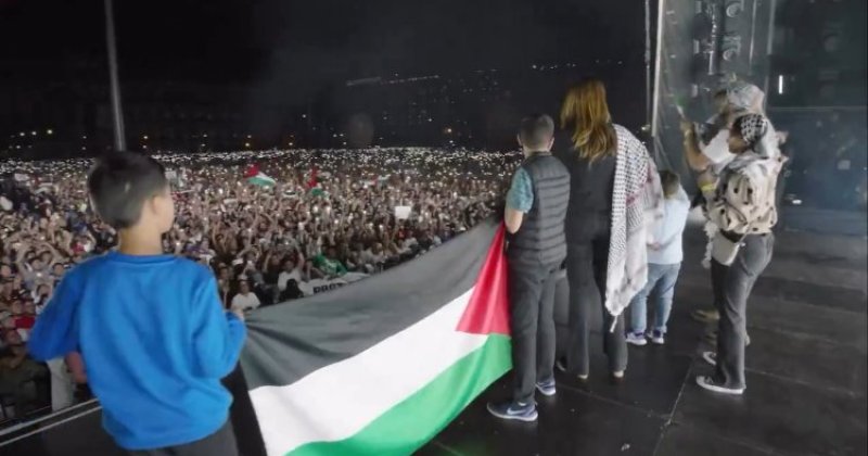 Meksika’da yüz binlerce kişi Gazze’ye yönelik soykırımı protesto etti