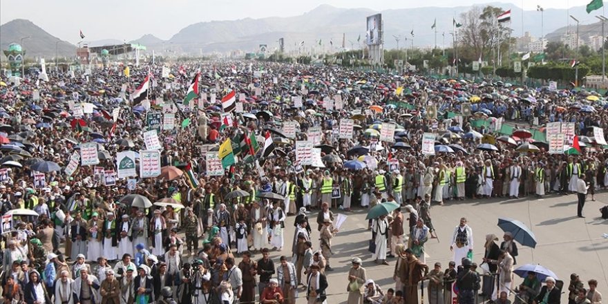 Fas ve Yemen'de binlerce kişi soykırımcı İsrail'i protesto etti