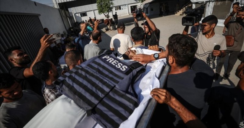 "Gazze'de tarihin en büyük gazeteci katliamı yaşanıyor"