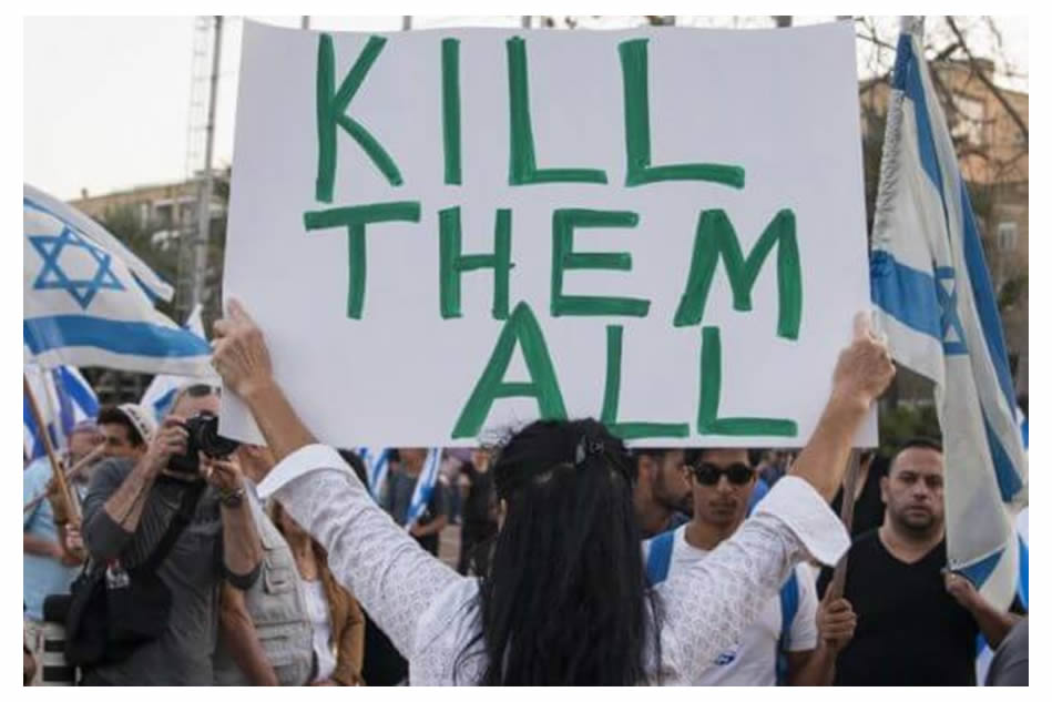 İsrail'de ‘insan biçimindeki hayvanlar’ öldürülebilir!