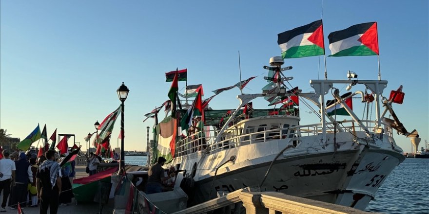Libya'dan "Ömer Muhtar" gemisi Küresel Sumud Filosu'na katılmak üzere yola çıkıyor