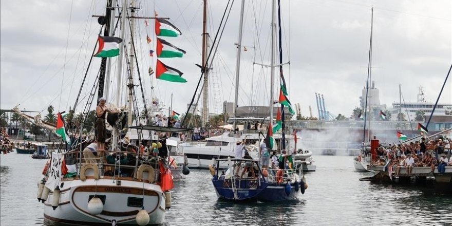 Küresel Sumud Filosu, dronlar tarafından takip edildiklerini duyurdu