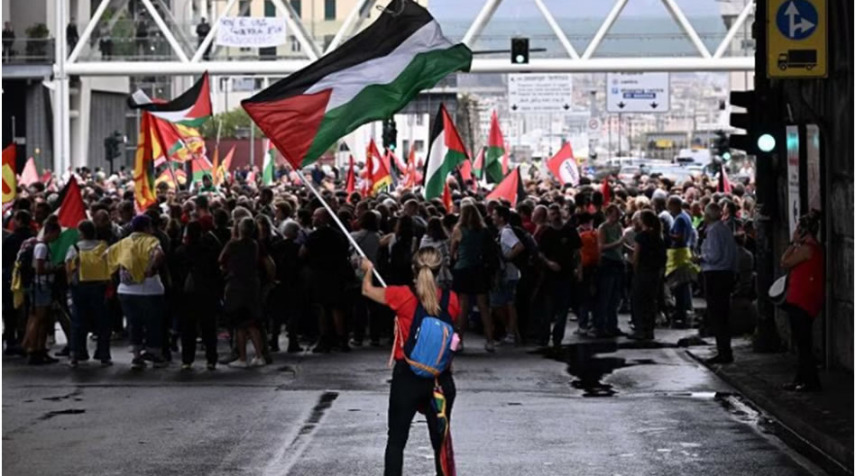 'İnsanlığın Yürüyüşü': İtalya Filistin için kolektif sesini yeniden keşfediyor