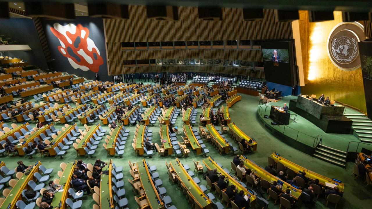 Hamas: Netanyahu'nun BM'de protesto edilmesi, İsrail'e uygulanan uluslararası izolasyonu yansıtıyor