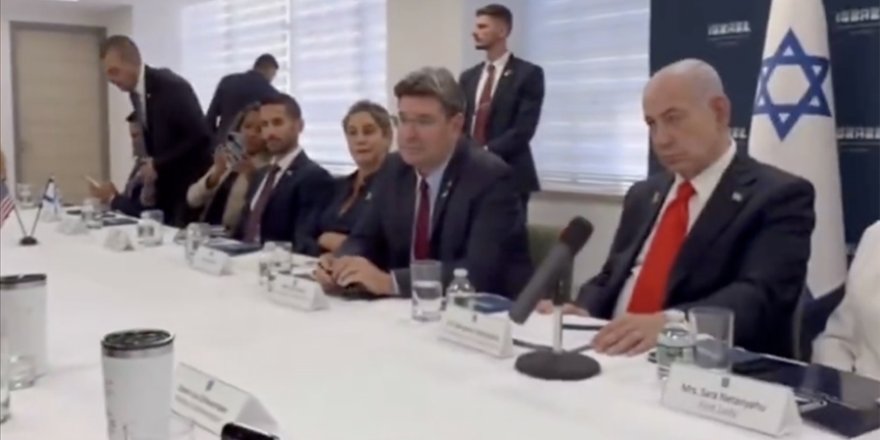 ABD'de katil Netanyahu ile görüşen fenomenlere tepki