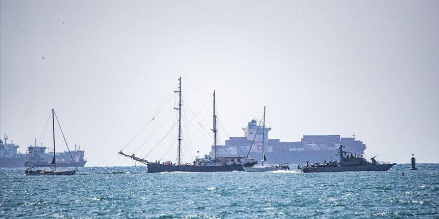 Sumud Filosu aktivistleri, provokatör Ben-Gvir'e "Özgür Filistin" sloganıyla karşılık verdi