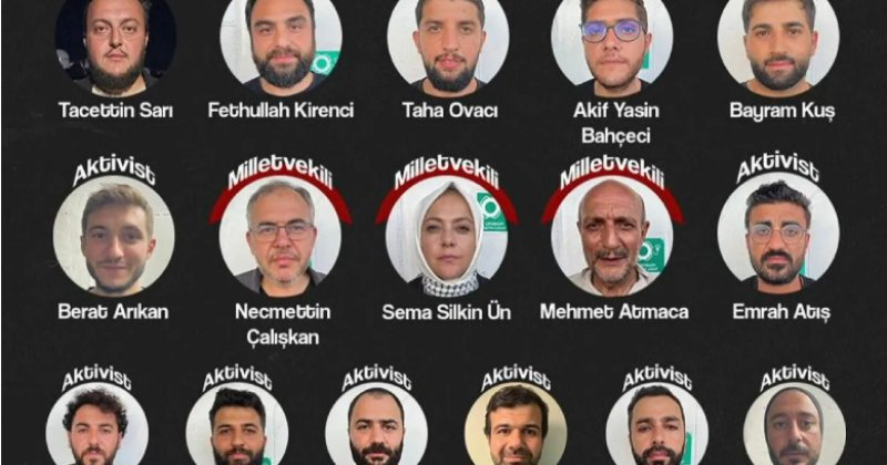 Özgürlük Filosu'ndaki 20 Türkiye vatandaşı alıkonuldu