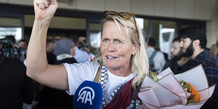 Özgürlük Filosu'na katılan İzlandalı müzisyen Stina, İsrail hapishanesinde yaşadıklarını anlattı