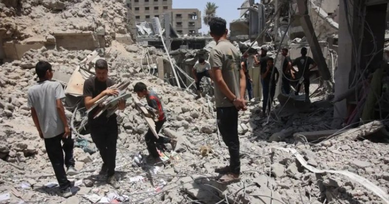 Gazze'de 11 şehidin cenazesine ulaşıldı, 9 bin 500 kişi halen kayıp