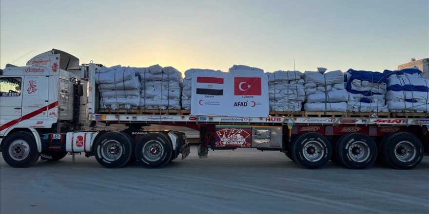 AFAD'dan Türkiye'nin Gazze'ye yönelik yardımlarına ilişkin açıklama