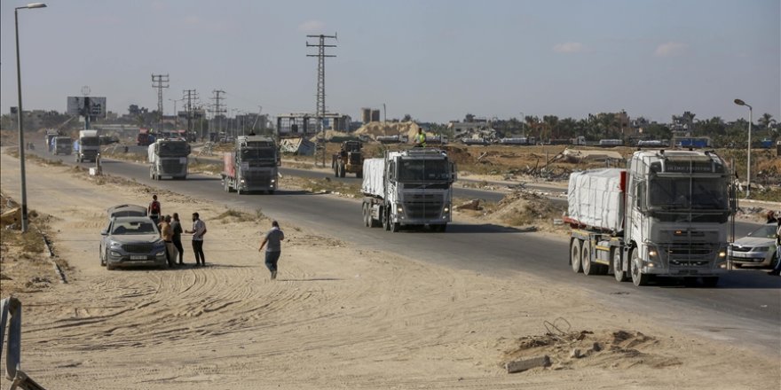 Gazze'deki hükümet: Ateşkesten bu yana bölgeye sadece 173 yardım tırı girdi