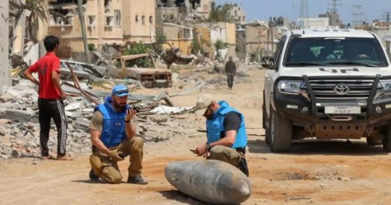 Gazze'de patlamamış mühimmatlar tehlike saçıyor