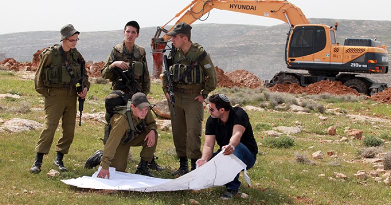 İşgal güçleri Nablus’ta Filistinlilere ait 70 dönüm araziye el koydu