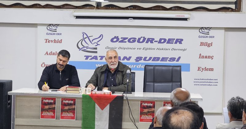 Tatvan Özgür-Der'de "Gazze'nin bize öğrettikleri" semineri yapıldı