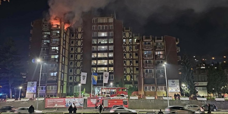 Bosna'da huzur evinde yangın faciası