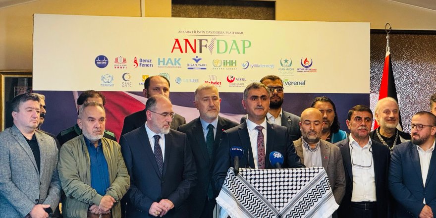 Ankara'daki İslami kuruluşlar, Gazze'ye insani yardım çağrısında bulundu