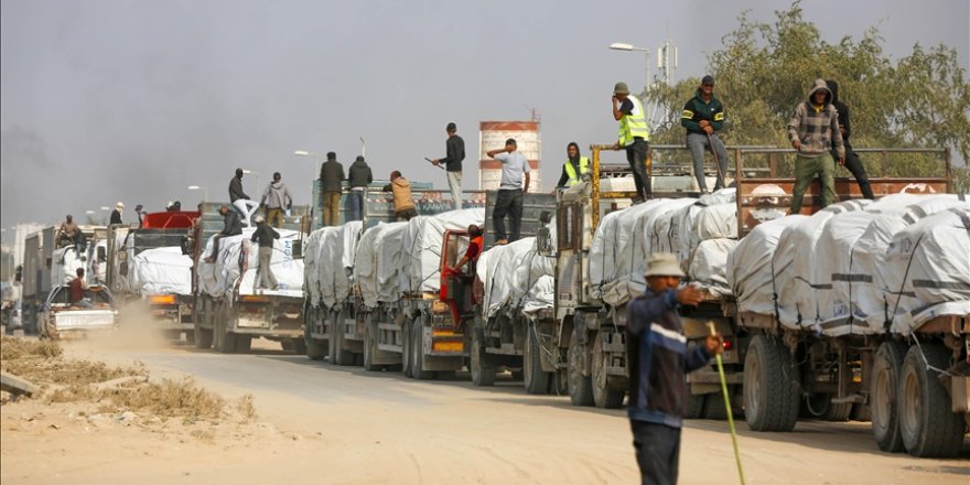 BM: İsrail, Gazze'de yürürlüğe giren ateşkesten beri 107 insani yardım girişi talebini reddetti