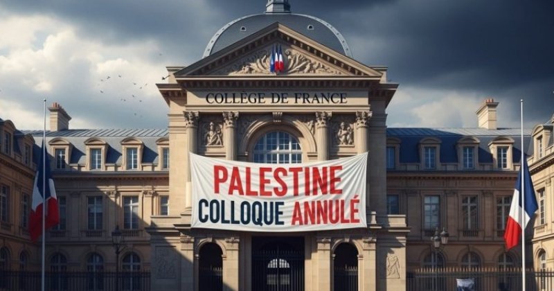 Fransa'nın önde gelen enstitüsünde Filistin konulu konferans iptal edildi