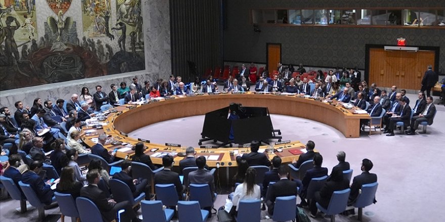 Türkiye'nin de bulunduğu 9 ülkeden BMGK gündemindeki Gazze tasarısına destek açıklaması