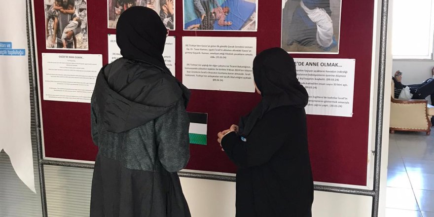 Kahramanmaraş’ta soykırımın ikinci yılında fotoğraflarla Gazze sergisi düzenlendi