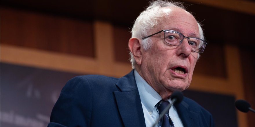 ABD'li Senatör Sanders, ülkesinin İsrail'e askeri desteğini durdurması çağrısında bulundu