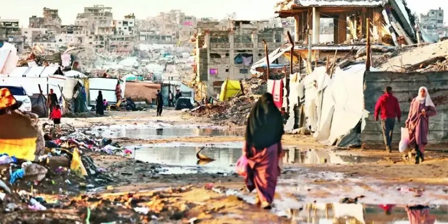 Gazze'nin yeni savaşı: Soğuyan hava ve yağışlar