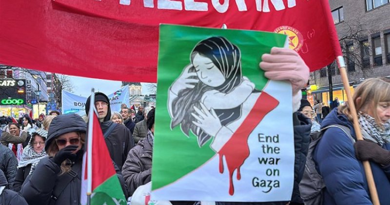 İsveç’te Gazze için öfke büyüyor: “İşgalci İsrail anlaşmaya uysun”
