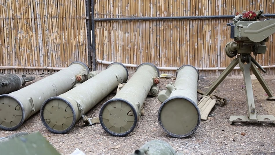 Dera’da 46 Adet tanksavar füzesi ele geçirildi