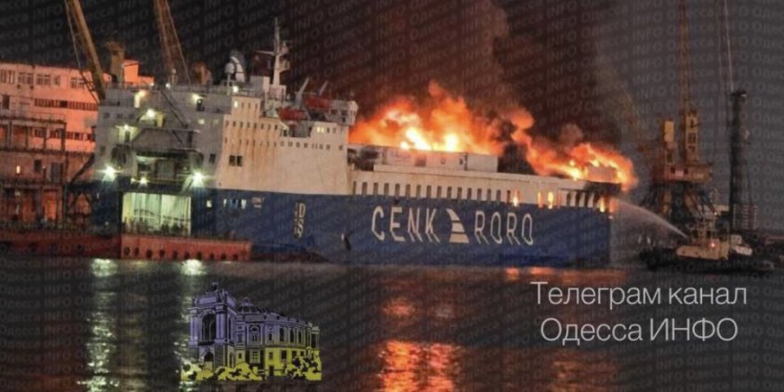 Erdoğan Putin’le görüşürken Odesa’da Türkiye feribotu Ruslar tarafından vuruldu