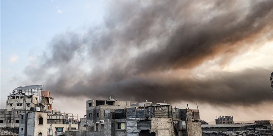 Soykırımcı İsrail ordusu, ateşkese rağmen Gazze'de bazı bölgelere saldırılar düzenledi