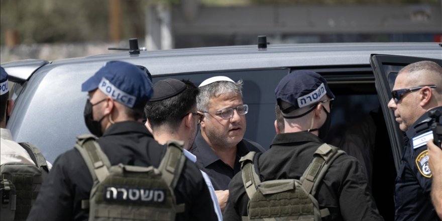 Necef bölgesinde bedeviler, Ben-Gvir'i taşladı