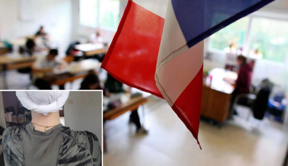 Tedavi nedeniyle başını kapatan öğrenci okuldan uzaklaştırıldı