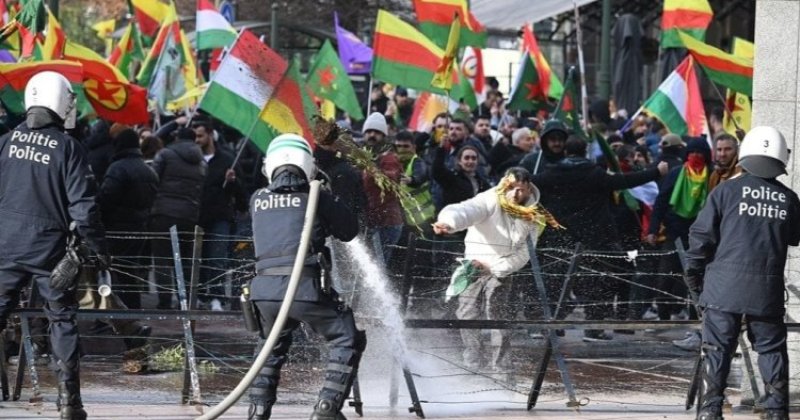 Avrupa sokakları, YPG/SDG yandaşlarının provokasyonuna sahne oldu