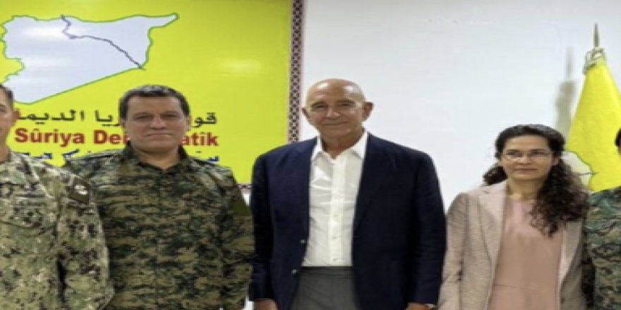 Tom Barrack ile Mazlum Abdi görüştü