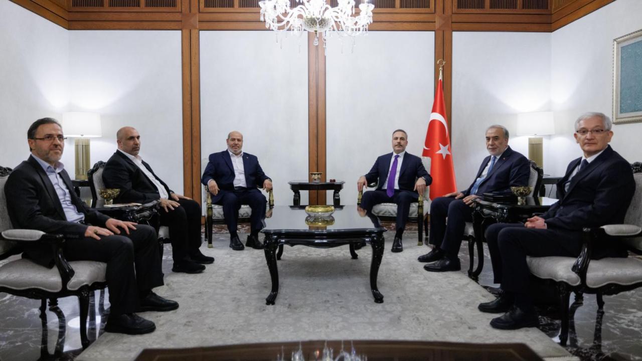 Hakan Fidan, Hamas heyetiyle görüştü