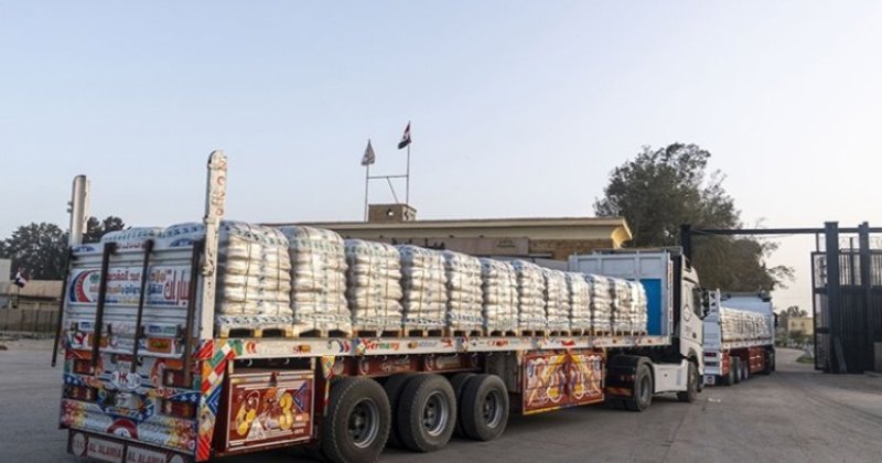 İşgalci İsrail, ateşkesin 2. aşamasında Gazze'ye girecek yardımların azaltılmasını istiyor