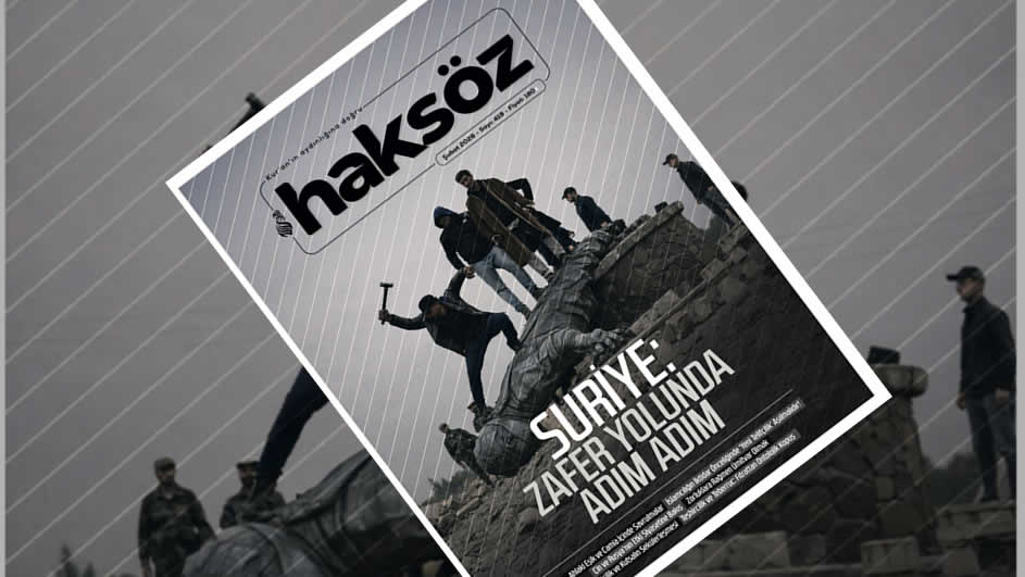 Haksöz dergisinin Şubat 2026 sayısı çıktı