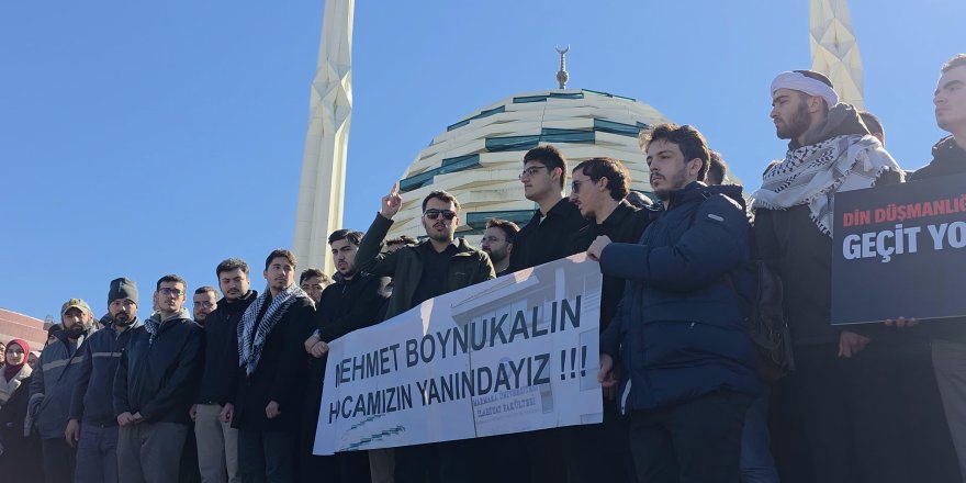 Marmara Üniversitesi öğrencileri Mehmet Boynukalın’a destek için bir araya geldi!