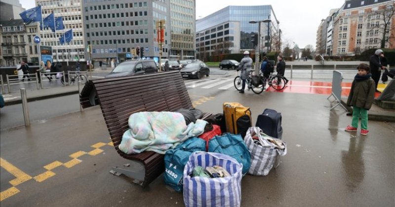 Brüksel’de 1600’ün üzerinde çocuk ve genç evsiz