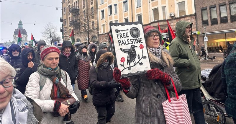 İsveç'te yüzlerce kişi İsrail'in işgal altındaki Batı Şeria'yı ilhak etme kararına karşı yürüdü