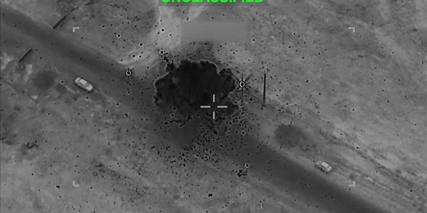 ABD, İran'ın balistik füze rampalarının vurulma anının görüntülerini paylaştı