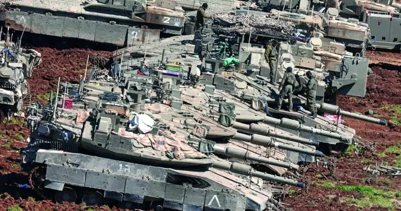 İşgal rejimi tankları Lübnan sınırında konuşlandırılıyor