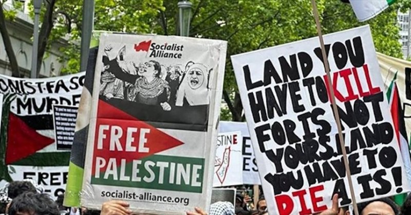 Avustralya’da "Nehirden denize" sloganını kullanan gösterici 2 yıl hapis tehdidiyle karşı karşıya